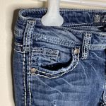 Silver Jeans Aiko Bootcut low rise jeans with shiny lace embroidered pocket 27 Photo 4