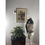 American Culture Juniors Black Zip Jacket Size Small Long Sleeve Cotton Blend Photo 3