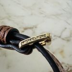 Michael Kors  Jet Set Travel Luggage Brown Leather Dome Crossbody Bag Photo 6