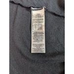 BCBGMAXAZRIA  Black Faux Leather Top with Shoulder Cutouts Size Small Photo 2