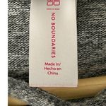 No Boundaries Owl Grey Hoodie Pullover Long Sleeve Shirt Photo 3