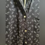 Sundance Catalog Elegant Equines Button Down Shirt Black Horse Print Size XS Photo 2