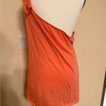 Lilly Pulitzer  XL 100% Pima Cotton One Shoulder Coral Top Tunic Blouse Shirt Photo 2