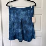 Free People NWT  Martine Flirt Tie Dye Mini Skirt | Blue | Size 10 Photo 3