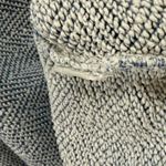 Faherty  Whitewater Textured Sweatshirt Womens L Blue Herringbone Organic Comfort Photo 9