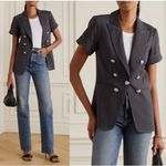 Veronica Beard NWT Hastings Dickey Short Sleeve Jacket Navy size 0 Photo 1