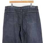 Nasty Gal NWT Jeans Womens 20 Washed Black Contrast Hem Normcore Casual Organic Photo 4