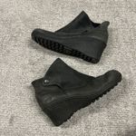 Keen  Akita Ankle Boots Womens 8 Slate Gray Wedge Leather Snap Closure Photo 7