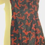 Gunne Sax by Jessica McClintock blac and red velvet dress Prom dress red bow jacquard with faux crystals detailed  Junior size 3/4 Photo 14