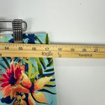 Talbots  Pencil Skirt 14 Blue Floral Tropical Botanical Coastal Resort Chic Photo 3