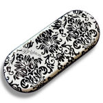 Brighton Sunglasses Metal Case B/W 6" Collectors EyeGlasses Authentic Tin Photo 0