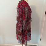 Pure Energy NWT Pink Paisley 3/4 Sleeve Blouse Size 3 Photo 2