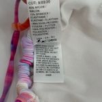 BASTA SURF Bikini Top Size Small NEW Triangle String Tie Dye Swim Beach NWOT Pink Photo 4