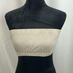 Forever 21 grey/green cropped tube top women’s size small perfect Photo 0