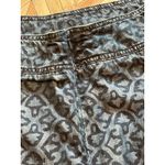 Coldwater Creek Jean Skirt 10 Women's Denim Geometric Pattern Blue Knee Length Photo 5