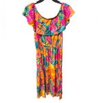 La Blanca
Isla Floral Off Shoulder Midi Cover Up Dress size Small Photo 7