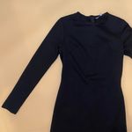 The Vanity Room  Black Long Sleeve Ponte Slit Bodycon Dress Size XS Photo 3