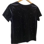 H&M  Black Halloween Witch Velvet Star Dot Rainbow Sparkles‎ & Front Tie Crop Top Photo 5