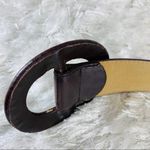 Worthington Chocolate Brown Leather Belt Large 1 3/4" wide Photo 2