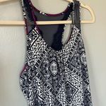 Apt. 9  Pajama Silky Intimate Slip Sleeveless Dress Purple White Small Photo 7