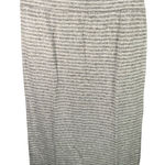 Lou & grey  Grey Stripe Midi Skirt‎ Size XL New $78 Soft Knit Lounge Casual Soft Photo 0