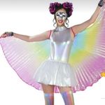 Rainbow Fabric Wings NWT ADULT Yellow Photo 0