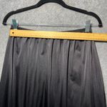 Vanity Fair  Black Nylon Half Slip Skirt L 42 Vintage Lingerie Underskirt Photo 1
