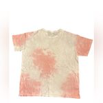 American Eagle Women's Oversized pink white Tie-Dye T-Shirt Size S NWT Photo 1