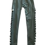 Victoria's Secret VICTORIA’S SECRET-PINK-COOL AND COMFY GREEN LEGGINGS-SIZE SMALL Gorgeous green leggings with open sides Excellent condition  Measurements: Bust: armpit to armpit 12-14 inches  Inseam: 27 inches  Photo 3