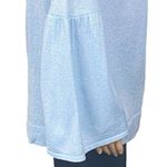 Calvin Klein Light blue silver metallic shimmer lightweight sweater Size XL EUC Photo 4