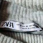 ZARA  Turtleneck Sweater Dress Light Green Size Medium Photo 3