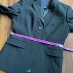 Banana Republic  Wool Blazer Suit Jacket Single Breasted Two Button Black Photo 7