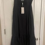 Rails Maeve Poplin Black Sundress, Peep a Boo front, size Medium, B97, NWT, $87 Photo 1
