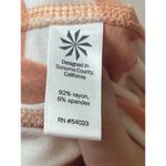 Athleta Striped Skirt Size M Orange White Stretch Casual Activewear Photo 5