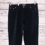 Denim & Co . Jeanswear Size 22 Black 5 Pocket Velvet Straight Leg Pants Photo 1