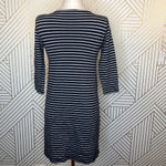 Reiss ‎ Gems Stripe Shift Ponti Dress in Navy Blue Photo 5