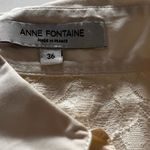 Anne Fontaine European Lace romantic Fairy Whimsy Blouse Size 36 White Photo 6