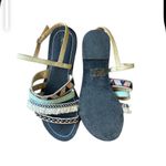 Restricted Woman’s Boho Festival Sandals. Size 9. Blue Photo 2