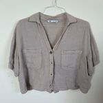 ZARA Button Down Top Photo 2
