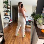 ZARA  Cream Denim Pants Photo 1