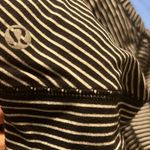 Lululemon  Race Your Pace Long Sleeve Black White Hyper Stripe Size 6 Photo 3