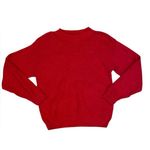 Cabin creek Red textured vintage 80s crewneck 100% cotton sweater Photo 1