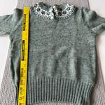 Vintage Garland Light Green Red Fair Isle Wool Sweater Sz Medium (Vtg) Photo 5