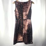 Beth Bowley Sleeveless Cotton Silk Printed Sheath Dress in Pink Black Size 2 Photo 2