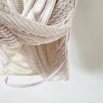 Peace + Love Sequin Wrap Drape Mini Dress in White Size 4 Photo 4