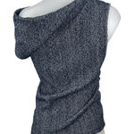 ZARA NEW  Women's Blue One Shoulder Ruched Sleeveless Knit Blouse Tank Top Size S Photo 0