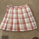 FRUIT SUGAR (Junior) Y2k Gingham Pleated Checkered Plaid Pink Mini Skirt Size undefined Photo 1