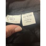 Cato Women's Black Poly Spandex Pull On Stretchy Dress Pants Size 14/16W Photo 6