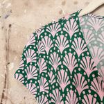 Boden Joanna Cap Sleeve Wrap Midi Dress, Sweet Lilac Shell Print Pink Size 4P Photo 4