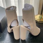 Windsor  peep toe open back  ankle booties Photo 4